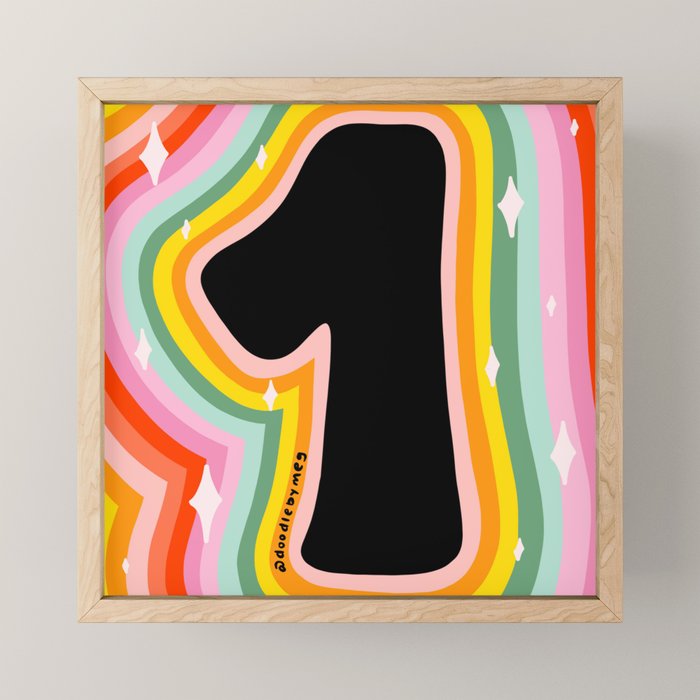 Rainbow 1 Mini Art Print Gallery Image 1