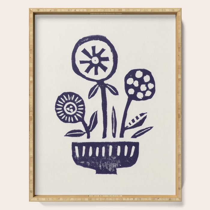 Native Flowers Serving Tray Gallery Image 1