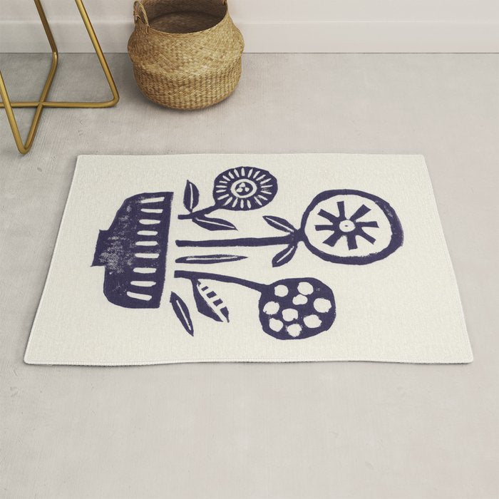 Native Flowers Rug Gallery Image 1
