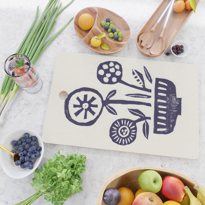 Native Flowers Cutting Board Gallery Image 2