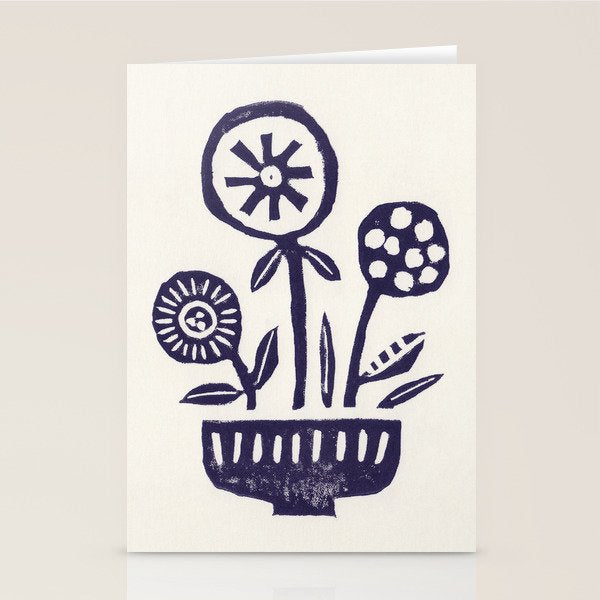 Native Flowers Stationery Card Gallery Image 1