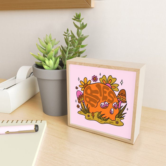 Aries Skull Mini Art Print Gallery Image 2