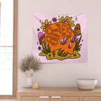 Aries Skull Wall Tapestry Gallery Image 2