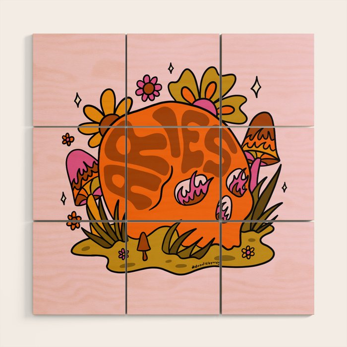 Aries Skull Wood Wall Art Gallery Image 1