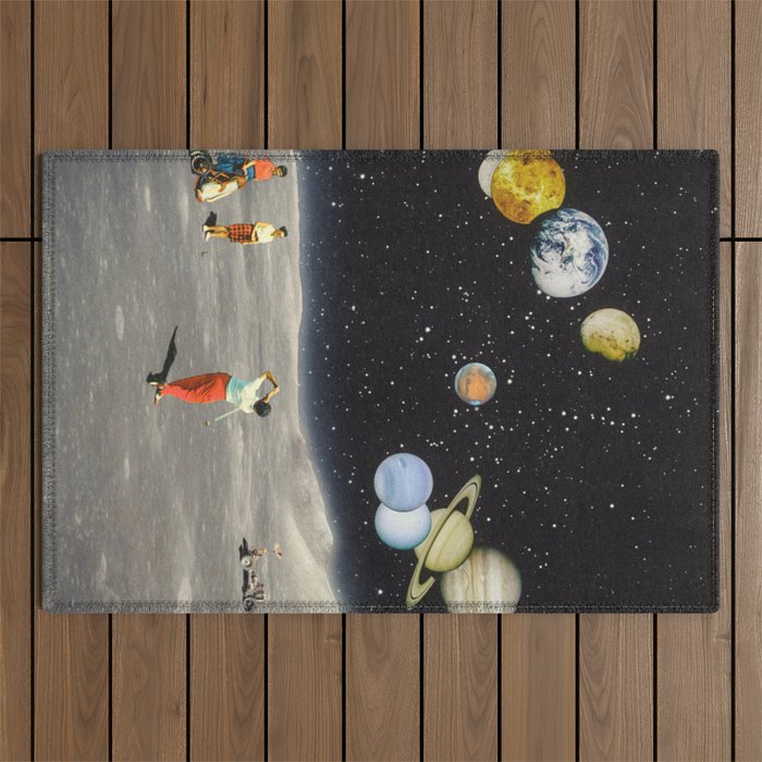 Cosmic Golf Outdoor Rug Gallery Image 1