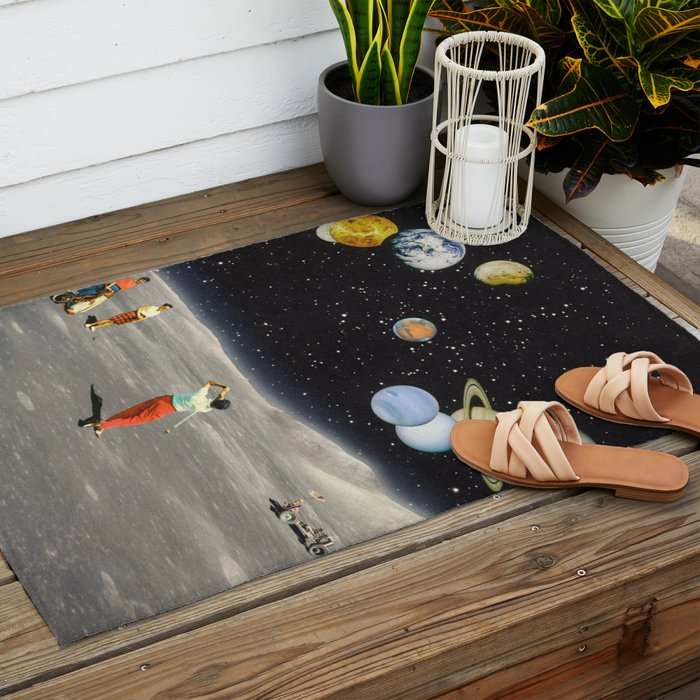 Cosmic Golf Outdoor Rug Gallery Image 2