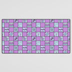 Sagittarius Checkered Print Desk Mat Gallery Image 3