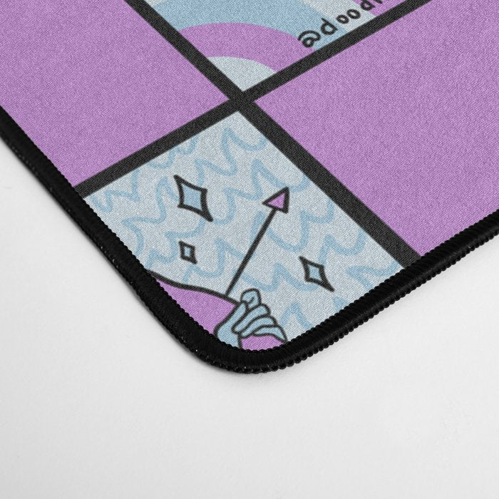 Sagittarius Checkered Print Desk Mat Gallery Image 4