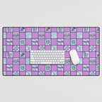 Sagittarius Checkered Print Desk Mat Gallery Image 1
