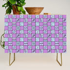 Sagittarius Checkered Print Credenza Gallery Image 1