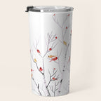 Birch Trees and Cardinal 2  Travel Mug Gallery Image 3