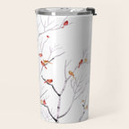 Birch Trees and Cardinal 2  Travel Mug Gallery Image 2