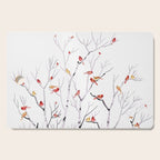 Birch Trees and Cardinal 2  Cutting Board Gallery Image 1