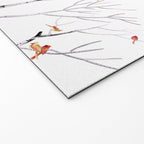 Birch Trees and Cardinal 2  Welcome Mat Gallery Image 2