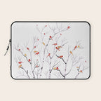 Birch Trees and Cardinal 2  Laptop Sleeve Gallery Image 1