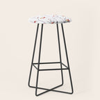 Birch Trees and Cardinal 2  Stool Gallery Image 1