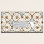 Rustic Tile Mandala A Desk Mat Gallery Image 1