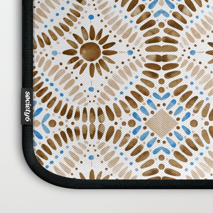 Rustic Tile Mandala A Laptop Sleeve Gallery Image 3
