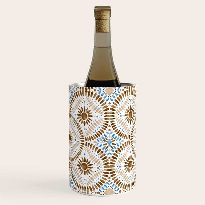 Rustic Tile Mandala A Wine Chiller Gallery Image 2