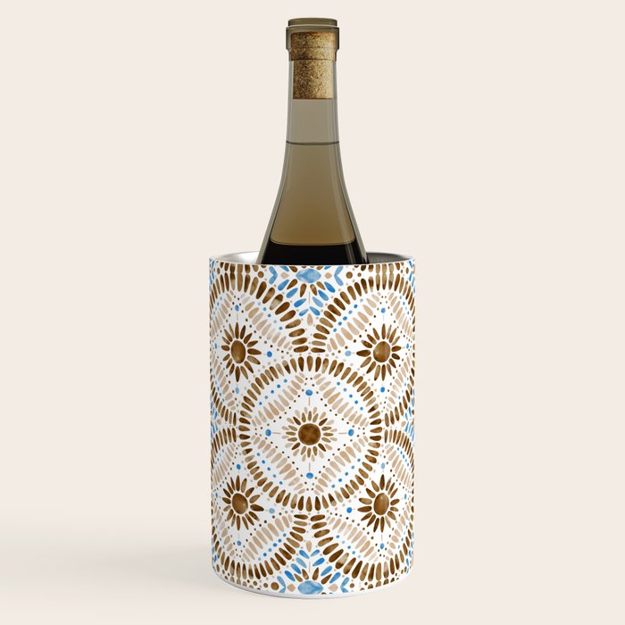 Rustic Tile Mandala A Wine Chiller Gallery Image 1