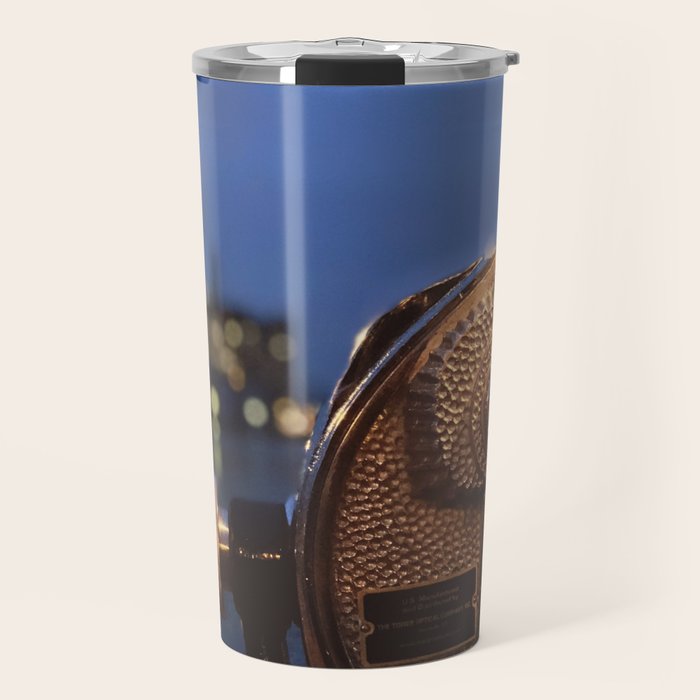Fell's Point at Night Baltimore Maryland Travel Mug Gallery Image 1