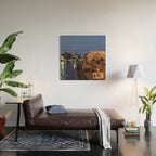 Fell's Point at Night Baltimore Maryland Wood Wall Art Gallery Image 2