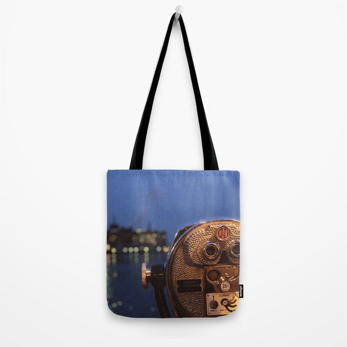 Fell's Point at Night Baltimore Maryland Tote Bag Gallery Image 2