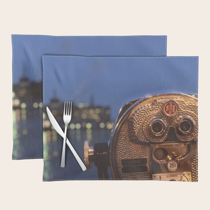 Fell's Point at Night Baltimore Maryland Placemat Gallery Image 1