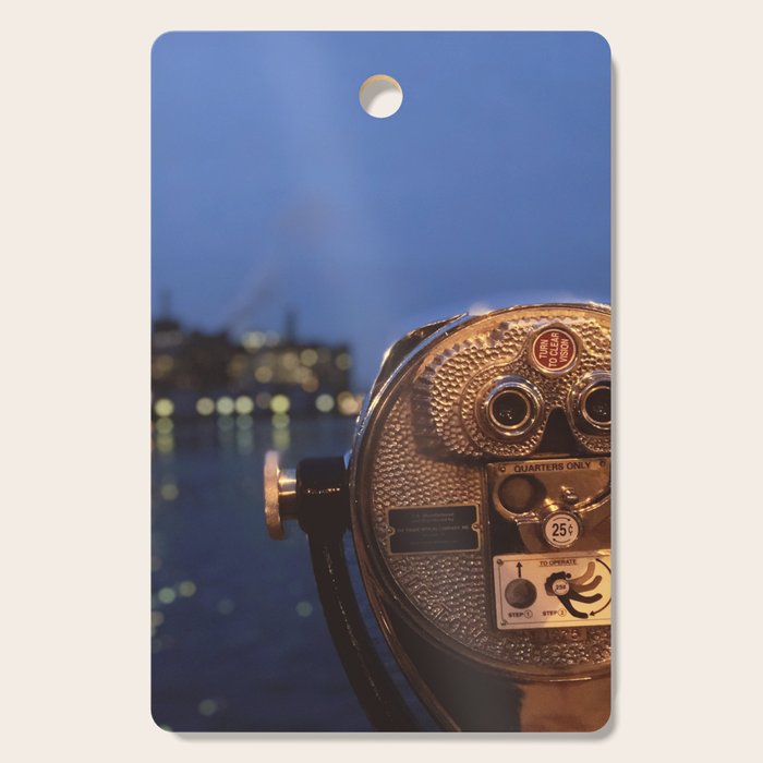 Fell's Point at Night Baltimore Maryland Cutting Board Gallery Image 1