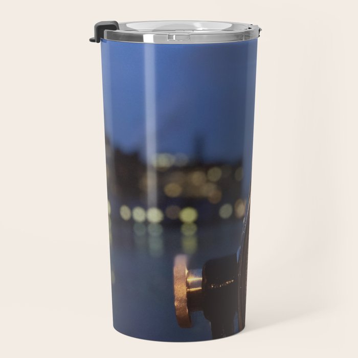 Fell's Point at Night Baltimore Maryland Travel Mug Gallery Image 3