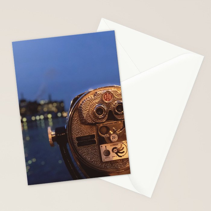 Fell's Point at Night Baltimore Maryland Stationery Card Gallery Image 2