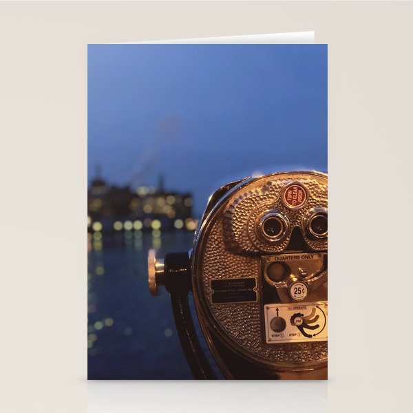 Fell's Point at Night Baltimore Maryland Stationery Card Gallery Image 2