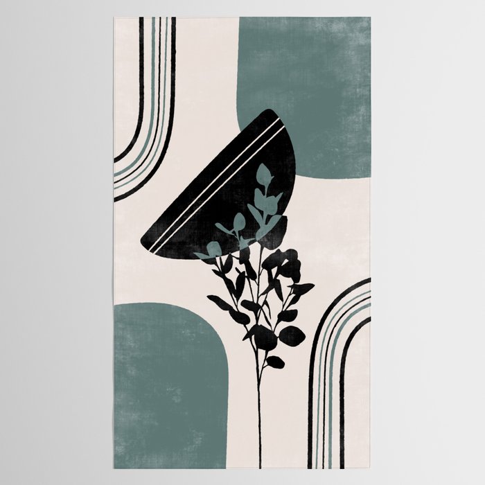 Eucalyptus Boho Botanical Tablecloth Gallery Image 2