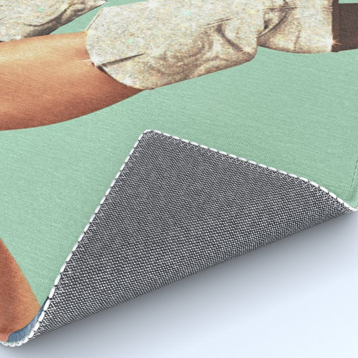 These Boots - Glitter Teal Green II Rug Gallery Image 4