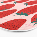 Strawberries and market I Bath Mat Gallery Image 3
