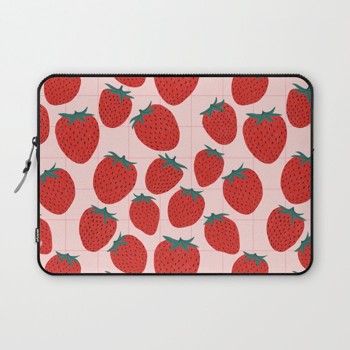Strawberries and market I Laptop Sleeve Gallery Image 1