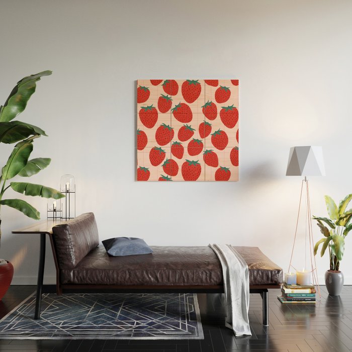 Strawberries and market I Wood Wall Art Gallery Image 2