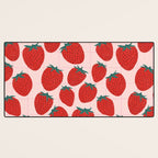 Strawberries and market I Desk Mat Gallery Image 3