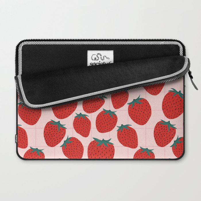 Strawberries and market I Laptop Sleeve Gallery Image 2