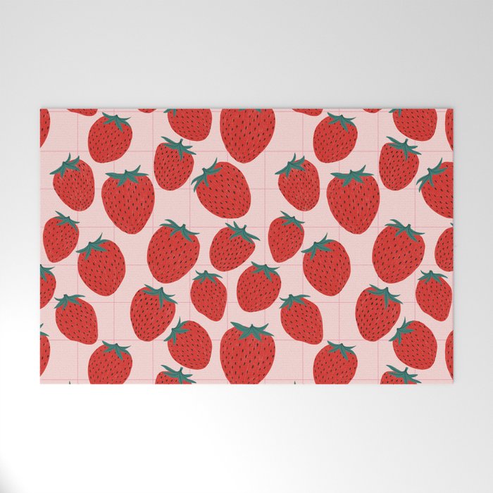 Strawberries and market I Welcome Mat Gallery Image 1