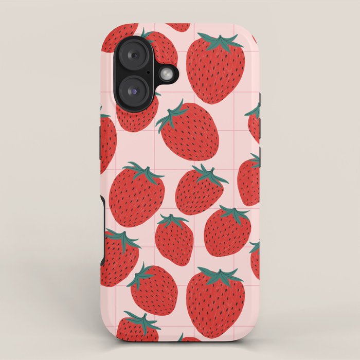 Strawberries and market I iPhone Case Gallery Image 1