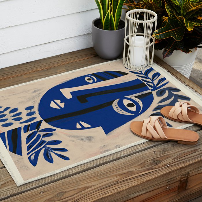 Branches of Thought Outdoor Rug Gallery Image 2