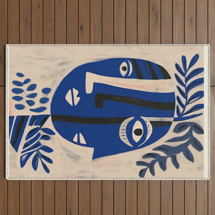 Branches of Thought Outdoor Rug Gallery Image 2