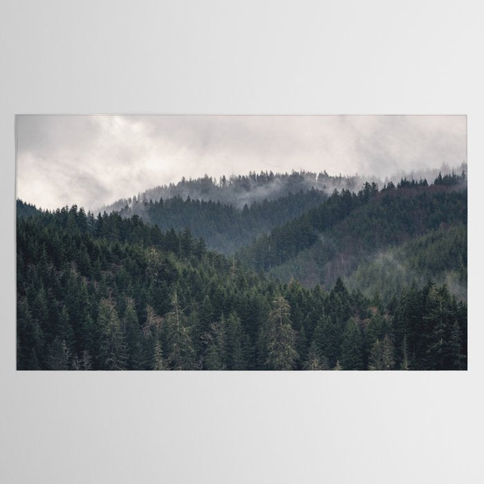 Pacific Northwest Forest - Nature Photography Tablecloth Gallery Image 2