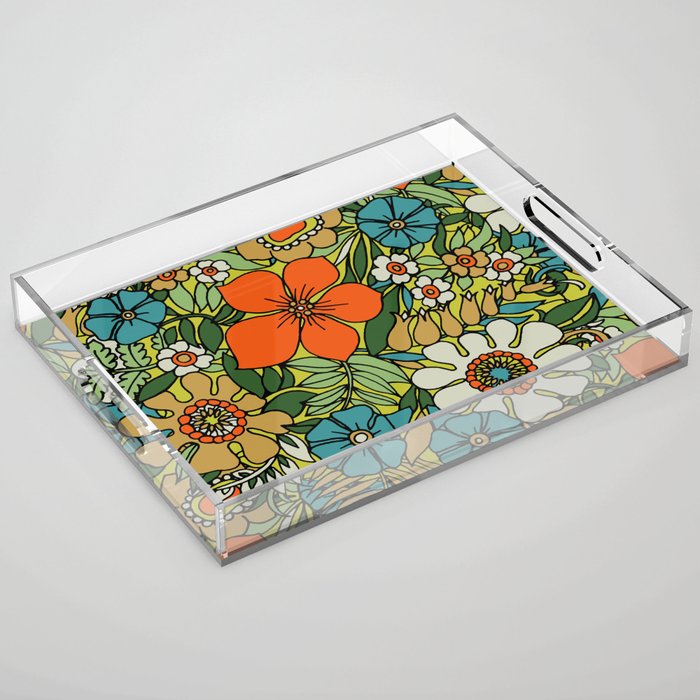 70s Plate Acrylic Tray Gallery Image 1