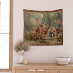 Antique 18th Century Mythological Bacchus God of Wine Tapestry Wall Tapestry Gallery Image 2
