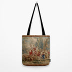 Antique 18th Century Mythological Bacchus God of Wine Tapestry Tote Bag Gallery Image 2