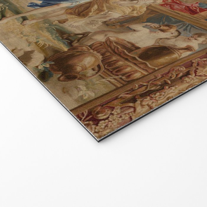 Antique 18th Century Mythological Bacchus God of Wine Tapestry Welcome Mat Gallery Image 2