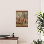 Antique 18th Century Mythological Bacchus God of Wine Tapestry Poster Gallery Image 2