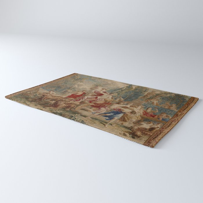 Antique 18th Century Mythological Bacchus God of Wine Tapestry Rug Gallery Image 3